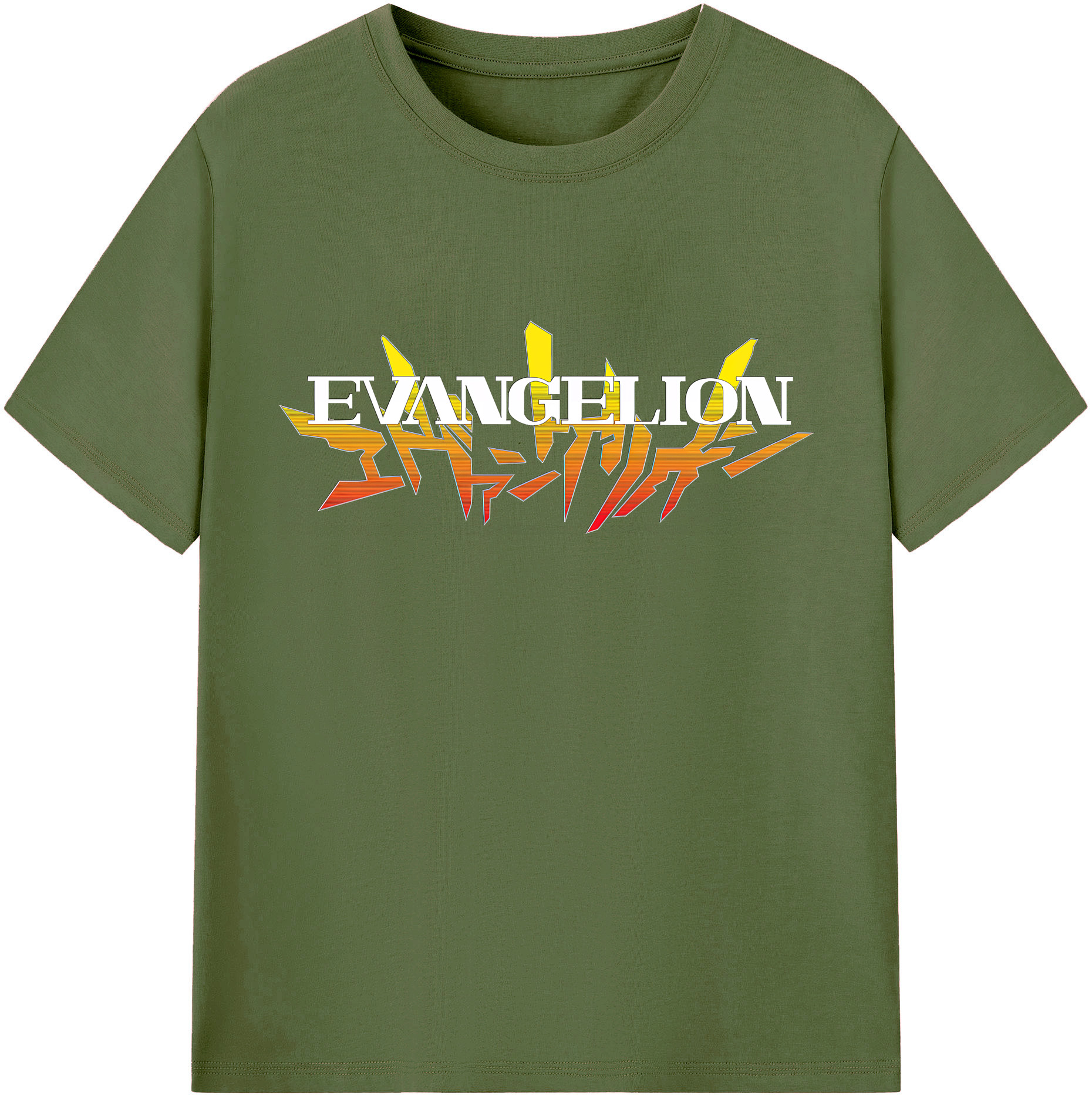 （画像用） EVA 新世紀エヴァンゲリオン 綿100％半袖Tシャツ（フロントプリント）